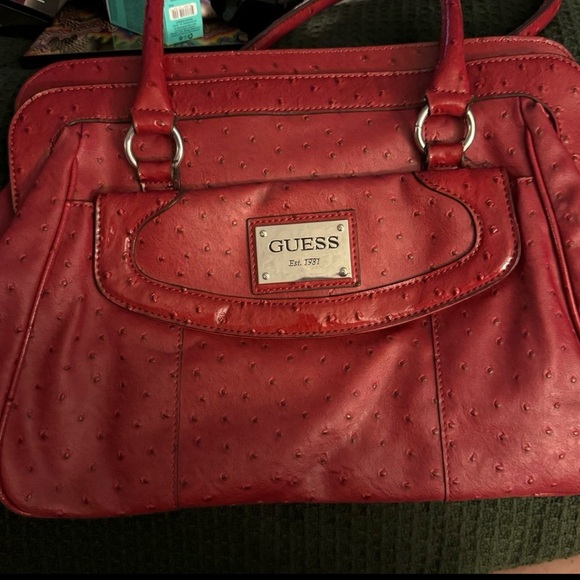 Vintage Red Guess 1981 Handbag - Picture 1 of 7